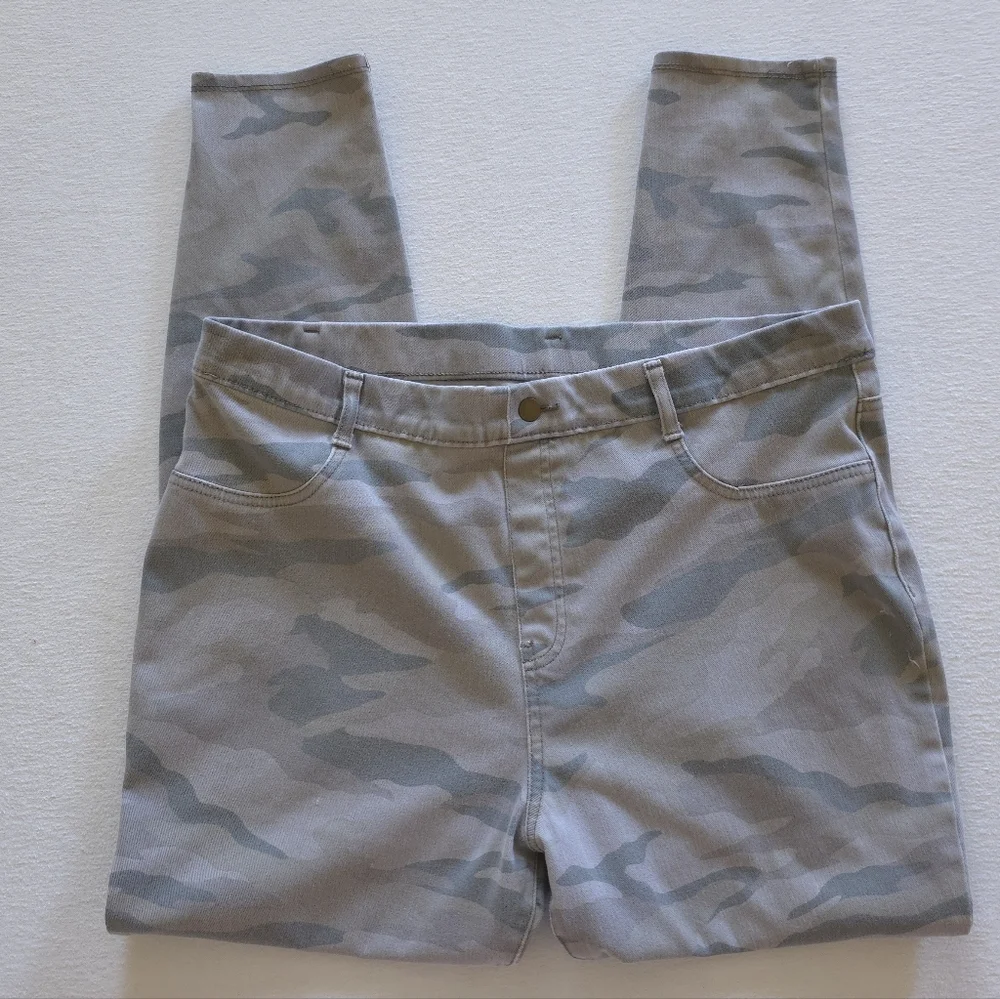 Camo Pull On Jegging Jean Pant High Rise Skinny Time And Tru XXL - Picture 10 of 13
